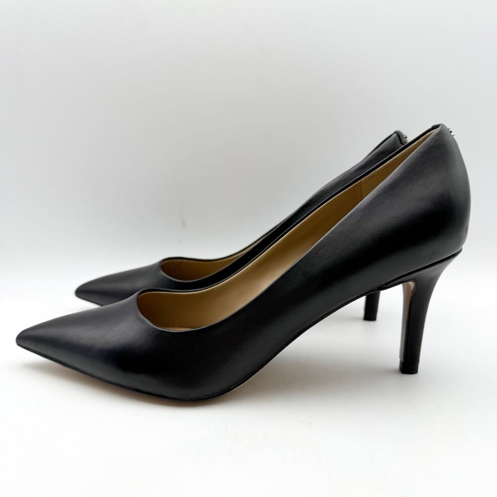 Sam Edelman Womens Vienna Pointed Toe Heels US 8.5 Wide EU 39 Black Leather NIB - Picture 6 of 10